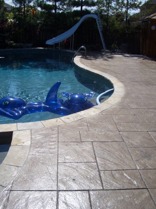 patterned concrete sealing