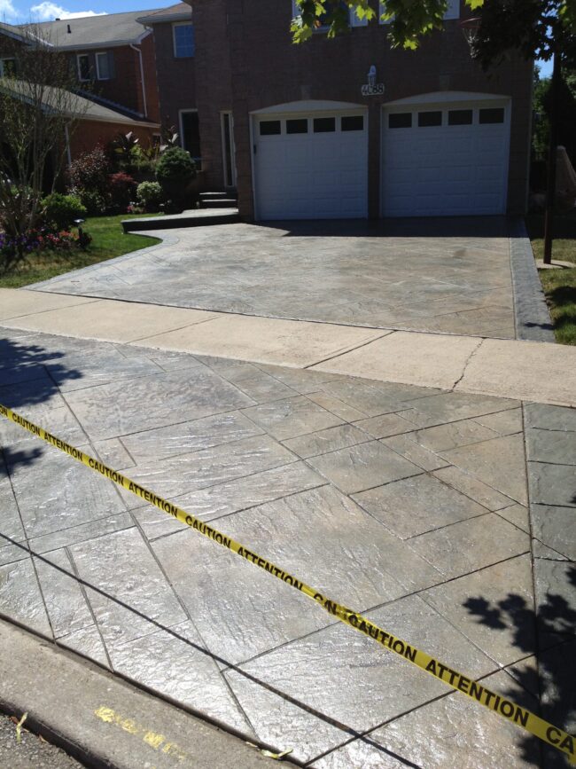 concrete driveway sealing