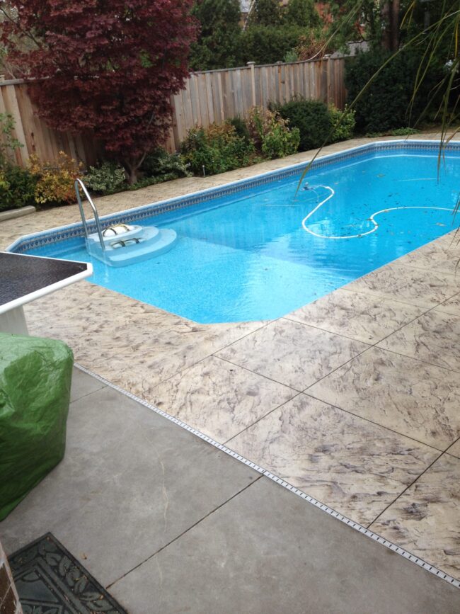 concrete sealing pool deck