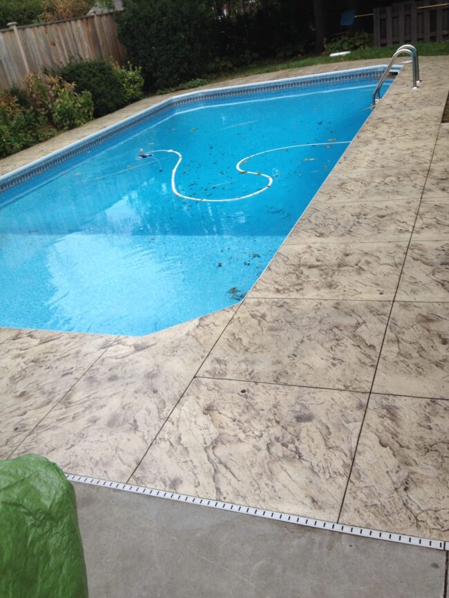 concrete sealing pool deck