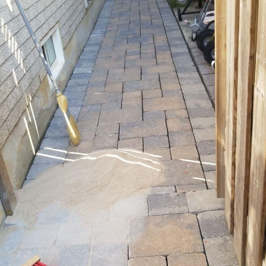 polymeric sand application