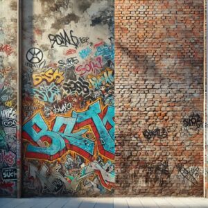 before and after of graffiti removal