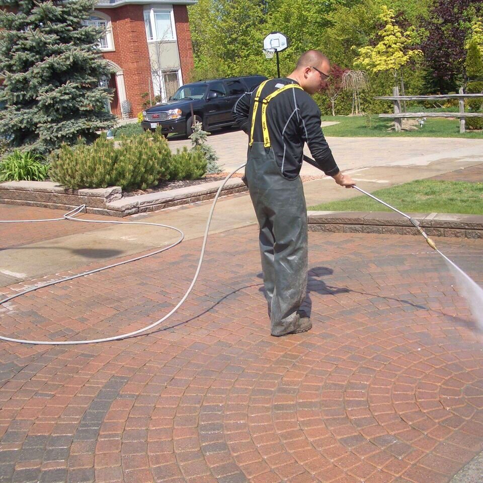 interlock paver washing and cleaning
